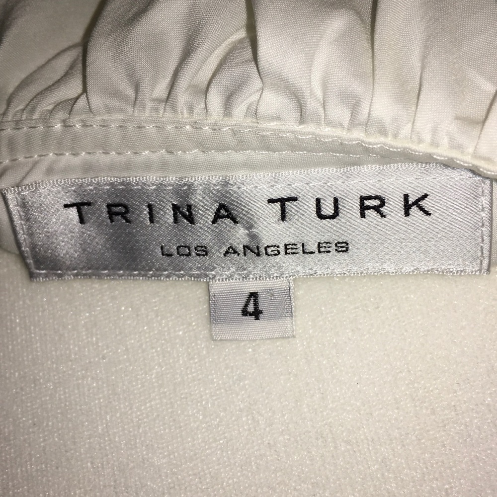 Trina Turk One Shoulder Ruffle Top - Picture 6 of 6